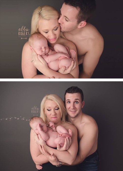 Bábätká na fotografii