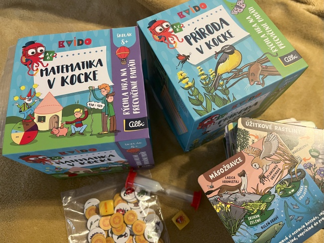 Kvído v kocke stolová hra